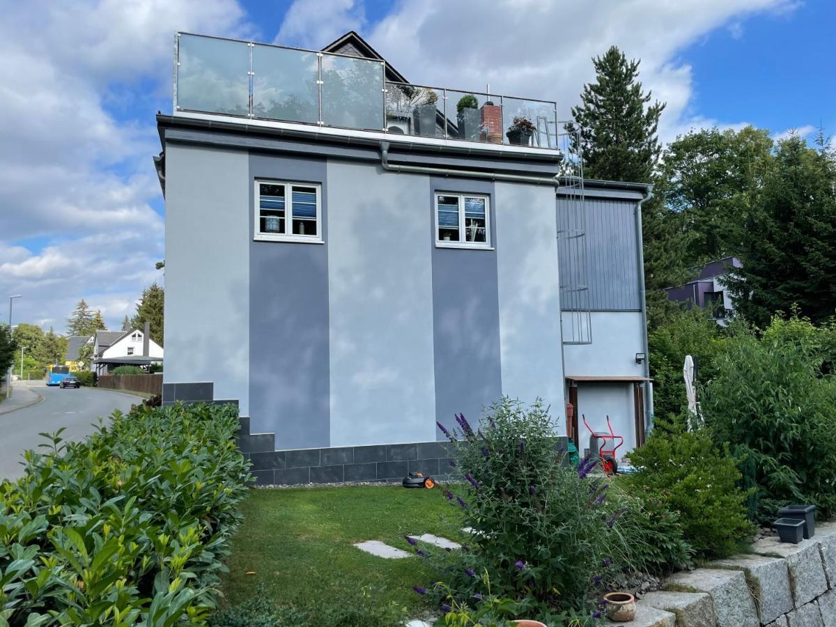 Ferienhaus Villa Adelsberg Mit Dachterrasse In Zentraler Lage Fuer Bis Zu 10 Personen Chemnitz Exterior foto